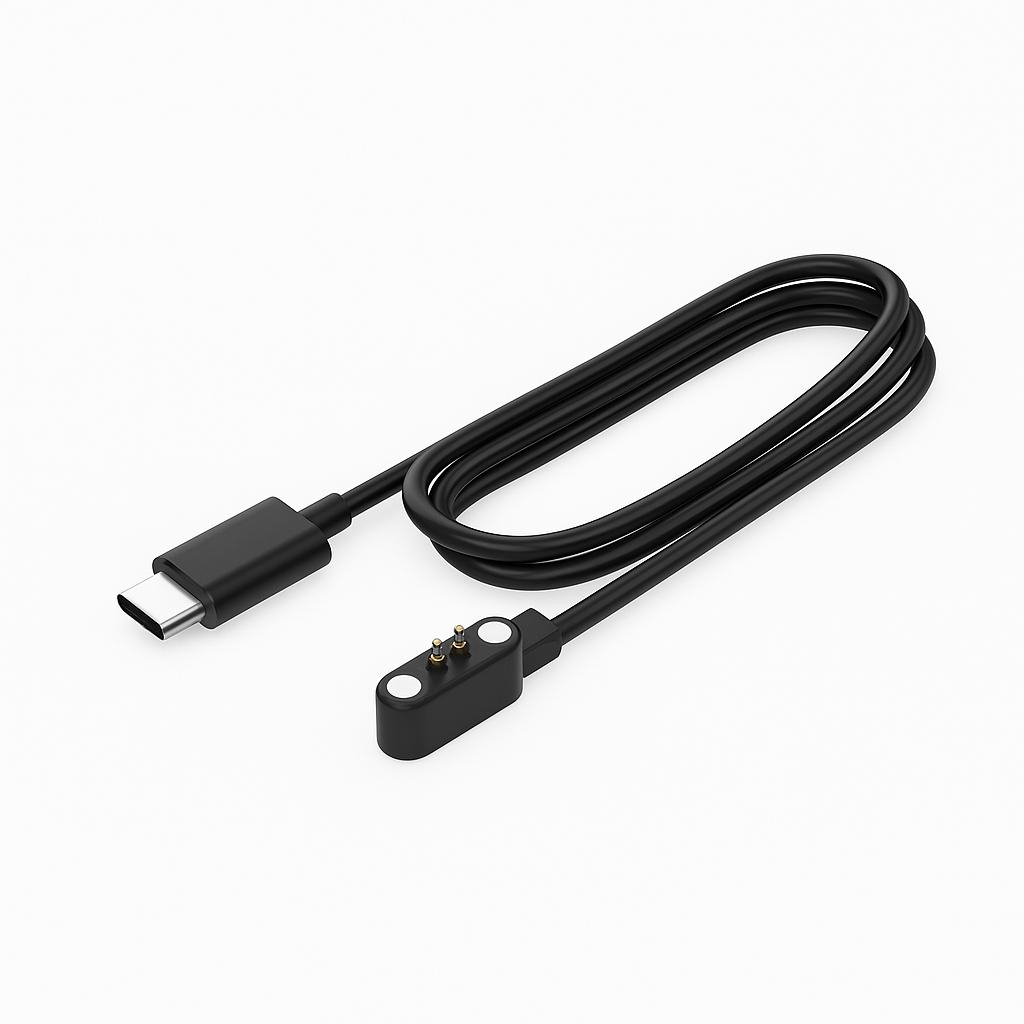 Chain Lock Charge Cable | Pogo to USB-C | 50 cm